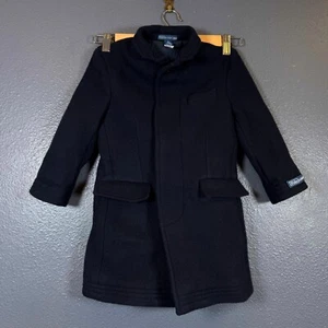 Polo Ralph Lauren 4 years young navy blue wool coat trench jacket - Picture 1 of 12