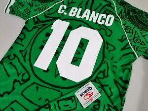 Jersey mexico garcis Cuauhtemoc Blanco (L) 1999 campeon confederaciones vintage