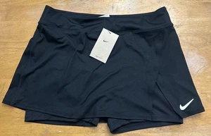 NEU NIKE DAMEN SCHWARZ SKORTS ROCK DH9779-010 SPORTLICH DRI-FIT LAUFEN Größe L - Bild 1 von 5