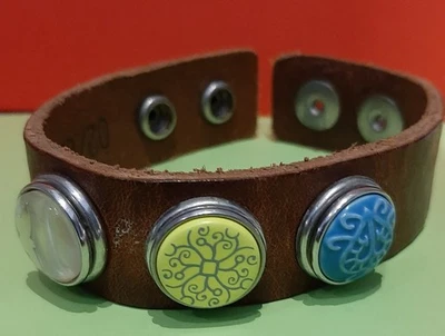 Noosa Amsterdam Armband ohne Chunks braun S Lederarmband  - - Bild 1 von 2