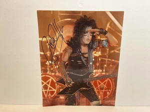 Nikki Sixx Motley Crue Hand SIGNED 8x10 Photo - Picture 1 of 2