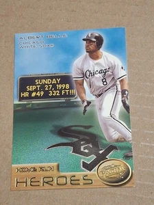 1998 ALBERT JOEY BELLE PACIFIC HOMERUN HEROES BASEBALL CARD #5 WHITE SOX ORIOLES - Picture 1 of 3
