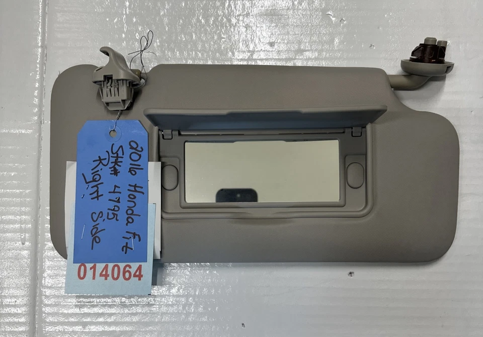 2016 HONDA FIT RIGHT SIDE SUNVISOR OEM 83230T5RA01, 2015-20 no lights, 014064 Foto 1 de 4