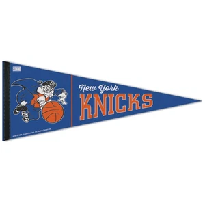 NEW YORK KNICKS HARDWOOD CLASSICS ROLL UP PREMIUM FELT PENNANT 12"x30" NEW 👀 - Picture 1 of 1