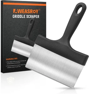 Heavy Duty Grill Scraper Stainless Steel Griddle Scraper with 5" Handle,Sturdy F - Picture 1 of 12