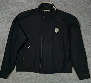 Brooke-Lea Country Club Jacket Men's XL Black Embroidered Gear For Sports Zip - Picture 1 of 10