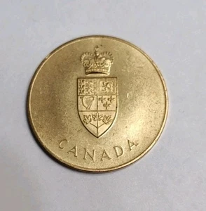 1967 - 1867 Canadian Bicenntenial Confederation Brass Coin - Picture 1 of 6
