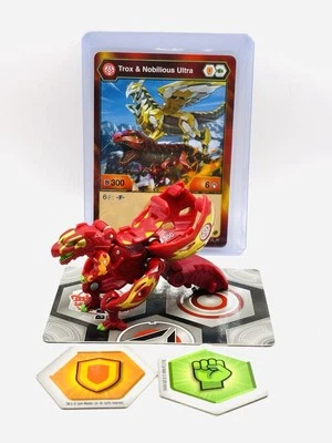 Bakugan | Trox X Nobilious B300 Red Pyrus | Armored Alliance + Cards & Cores - Image 1 of 4