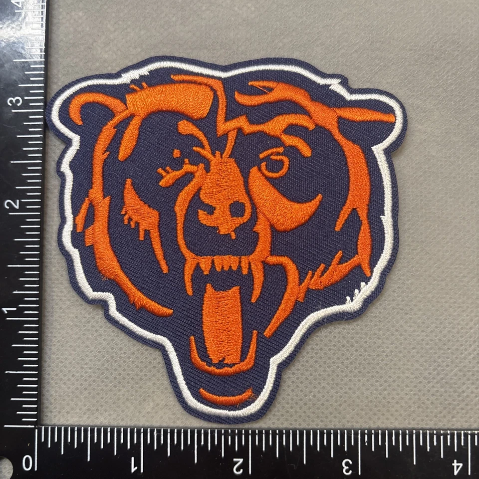 CHICAGO BEARS IRON ON EMBROIDERED PATCH - Image 1 of 1