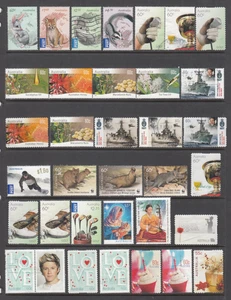 Estampillas australianas.Decimal.Lamer y pegar y pelar y pegar. Usadas. - Imagen 1 de 1