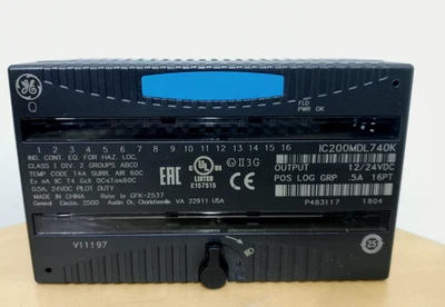 SALIDA ELÉCTRICA GENERAL IC200MDL740K 12/24VDC - Imagen 1 de 4