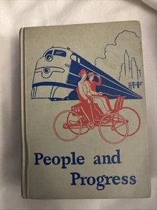 1948 Children's school book "People and Progress Basic Readers Book 6" - Picture 1 of 8