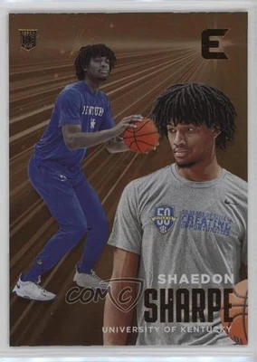 2022-23 Panini Chronicles Draft Picks Essentials Bronze Shaedon Sharpe Rookie RC - Image 1 of 2