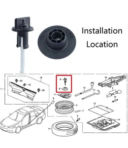 Tire Bolt Spare Wheel Anchor Fits for Honda Acura 74652-SDA-003 74651-S2X-003 - Picture 1 of 9
