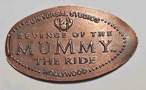 Revenge of the Mummy Ride Universal Studios Hollywood Elongated Pressed Penny - Picture 1 of 1