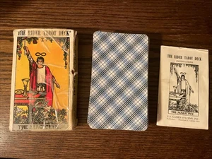 Baraja de cartas del tarot Rider Waite de colección juegos de Estados Unidos Smith 1971 completa 78 Suiza - Imagen 1 de 12