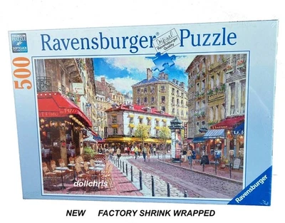 2010 Ravensburger Puzzle Quaint Shops 500 New Sealed #14 116 6 Made in Germany - Image 1 of 3