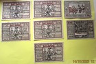 7 Scheine Notgeld Stadt Belgard in Pommern