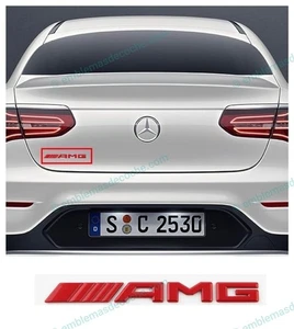 Emblema adhesivo estilo AMG para portón trasero compatible con Mercedes Benz - Picture 1 of 3