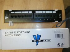 041-370m Cat5e Mini Unshielded 12 Port Patch Panel 110 Type Cat 5e Ethernet