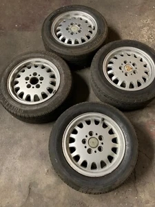 BMW E36 318i 320 325i 15 x7 Wheel Rims And Tyres X4 Will Also Suit Commodore - Picture 1 of 4