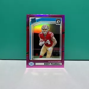 Ricky Pearsall 2024 Panini Donruss Optic Preview Pink Rated Rookie Prizm 49ers - Picture 1 of 4