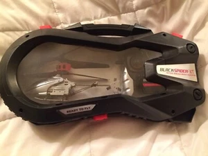 Black Spider XT Tactical Wireless Indoor Helicopter Silver New In Box - Picture 1 of 2