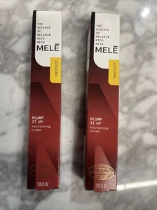 Crema nutritiva MELE Plump It Up 1,35 Fl Oz lote de 2 NUEVA - Imagen 1 de 2