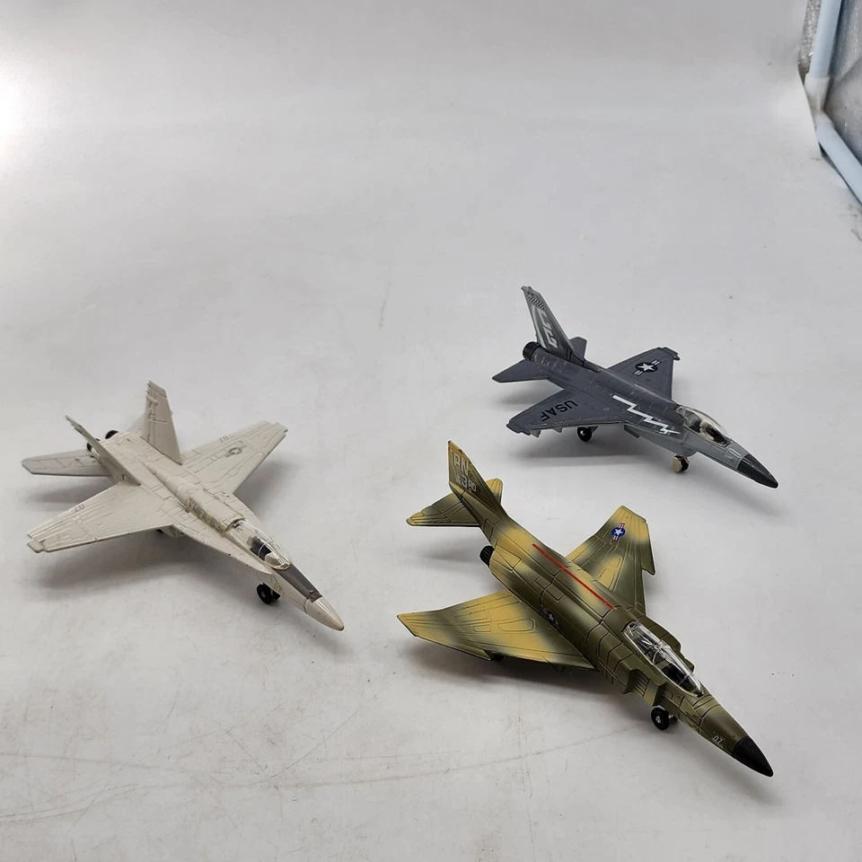 Lot Of 3 ERTL Diecast Fighter Jet Legends In Flight Free Ship Read Description  - Image 1 of 4