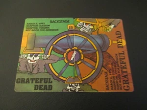 GREGRATIVE DEAD BACKSTAGE PASS 2-TEILIGES PUZZLE KANONENSKELETT HAMPTON MÄRZ 3/5,6/1992 - Bild 1 von 4