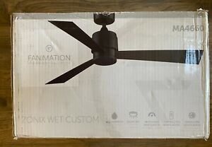 Fanimation MA4660GRW Zonix Wet Rated Custom Motor ONLY w Remote NEW FACTORY BLEM