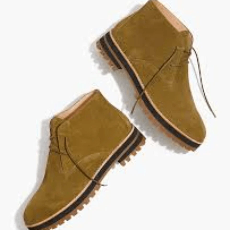 Bota Madewell The Wren en Gamuza Verde Terroso Talla 9 NUEVA Foto 1 de 4