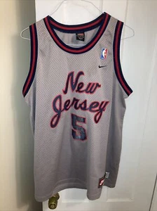 New Jersey Nets * Kidd 5 * Nike Team Sports * Large Length +2 * Korea Stitched * - Picture 1 of 15