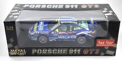 Porsche 911 GT3 #10 Walker Monroe 1998 Supercup 1/18 Sun Star Diecast - Image 1 of 4
