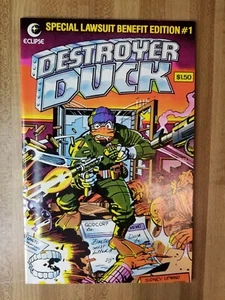 Destroyer Duck #1 - ¡primer Groo! Cómics de Eclipse en muy buen estado+/casi nuevo - Imagen 1 de 6