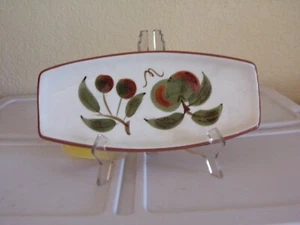 Stangl Keramik Obstgarten Song 10,5" Relish Tablett, Trenton, NJ REDUZIERT - Bild 1 von 3