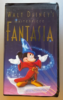 Vintage Walt Disney Masterpiece VHS Tape Fantasia Mickey Mouse 1992 - Image 1 of 3