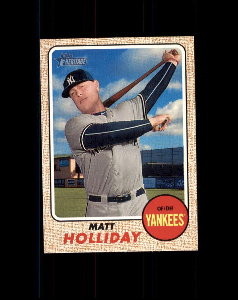 2017 Topps Heritage #330 Matt Holliday New York Yankees - Image 1 of 1