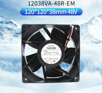 1pc NMB 12038VA-48R-EM 48V 0.90A 12CM 12038 Violent Cooling Fan - Image 1 of 4