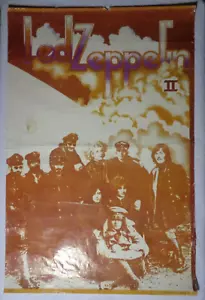 Poster Led Zeppelin II / Originale / Raro / Stampa piede grande - Foto 1 di 17