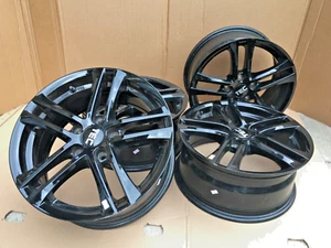 4x Alufelgen TEC SPEEDWHEELS AS4 Schwarz Glanz BG 7x16 ET48 5x112 250020425s102 - Bild 1 von 20