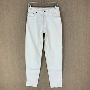 Vaqueros vintage Levis 550 9 (28X30) EE. UU. blanco ajuste relajado pierna cónica mamá mezclilla - Imagen 1 de 24