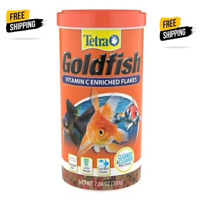TÉTRA Tetra TetraFin Goldfish Flakes, Balanced Diet Fish Food, 7.06 oz.
