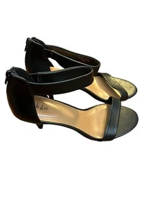 Style & Co Paycee Black Ankle Strap Open Toe Sandals Womens Size 11M - Picture 1 of 17