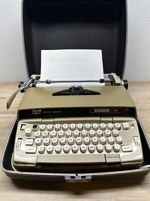 Smith Corona Electra 110 1969 máquina de escribir eléctrica escape con joyas Foto 1 de 4