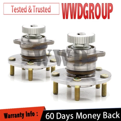 2x  Rear Wheel Hub Bearing Stud 2WD For Dodge Avenger Eagle Talon Eclipse Galant - Image 1 of 4