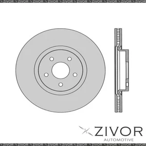 PROTEX Rotor - Front For FORD KUGA TF 4D SUV FWD 2012 - 2015 By ZIVOR - Picture 1 of 1