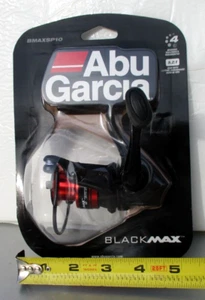 NEW* Abu Garcia BLACK MAX 4BB Size 10 SPINNING REEL 5.2:1 Lightweight Graphite - Picture 1 of 6