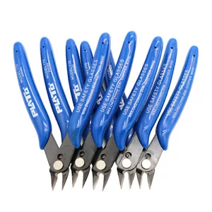 10PCS Mini Flush Side Cutter Precision Shear Wire Snips Pliers Diagonal Cut Tool - Picture 1 of 8