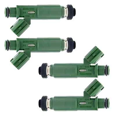 4 inyectores de combustible para 2000 - 2005 Toyota MR2-SPYDER 1,8 L gasolina convertible tracción trasera Foto 1 de 4